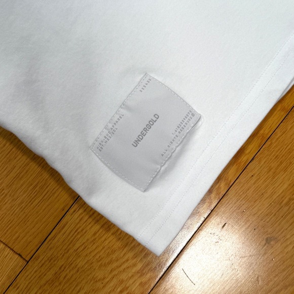 UNDERGOLD Basics Slim Fit V2 T-shirt White Men's Size LARGE - Picture 3 of 7